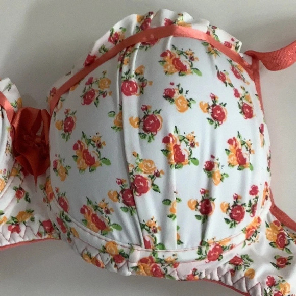 Massam Floral Padded Underwire Bra Made in Brazil New with Tags - Picture 4 of 8